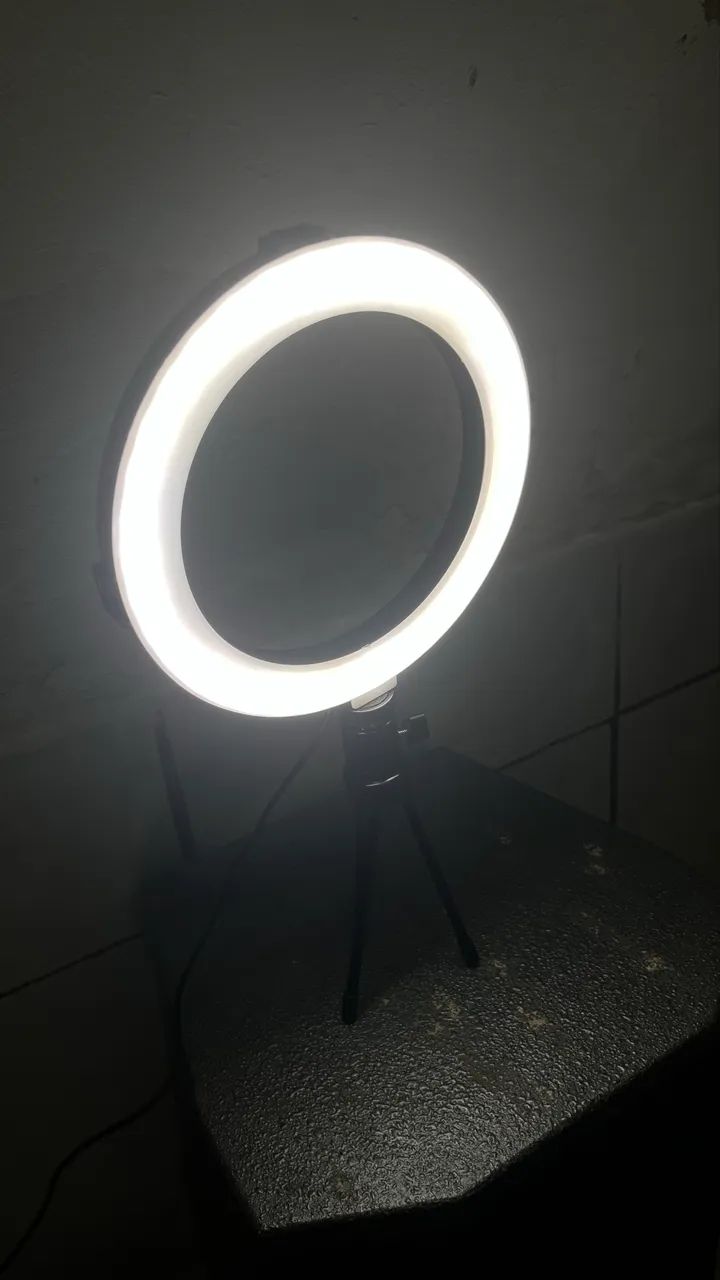 Ring light 20cm junto com tripé 17cm  - Foto 4