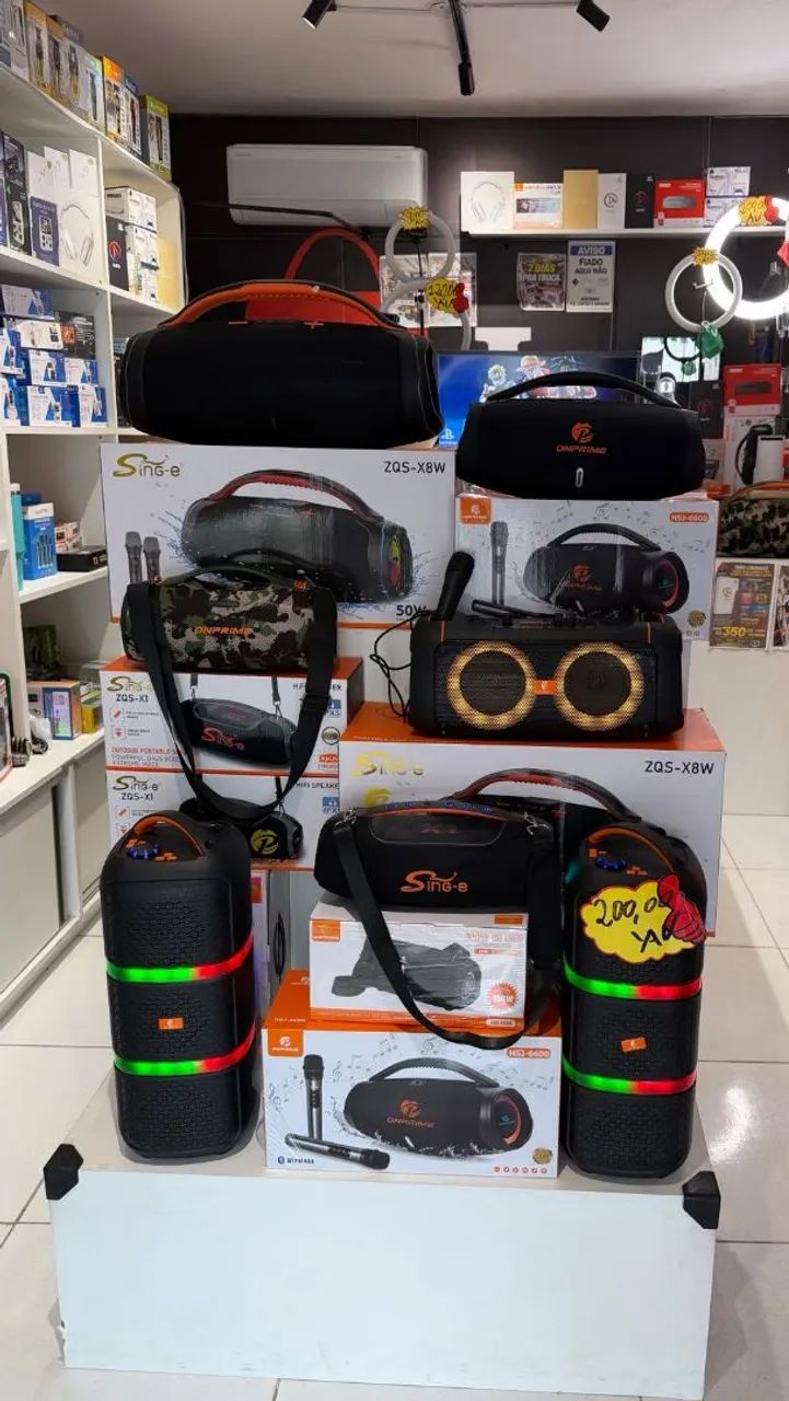 SOM BLUETOOTH BOOMBOX ONPRIME GRANDE - Foto 4