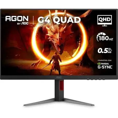 Monitor QuadHD AOC 27 polegadas 180hz Novo