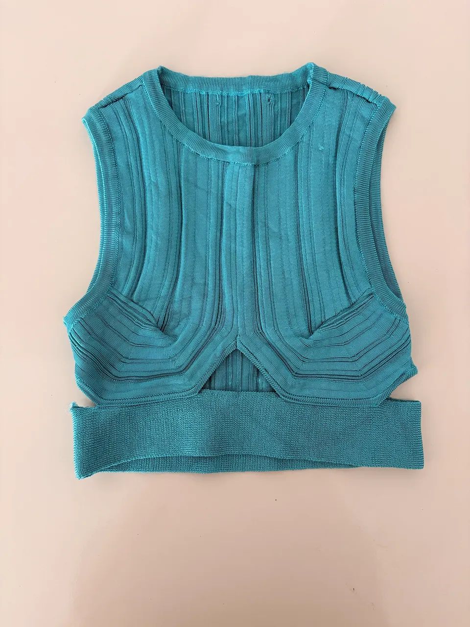 cropped Animale azul royale P - Foto 3