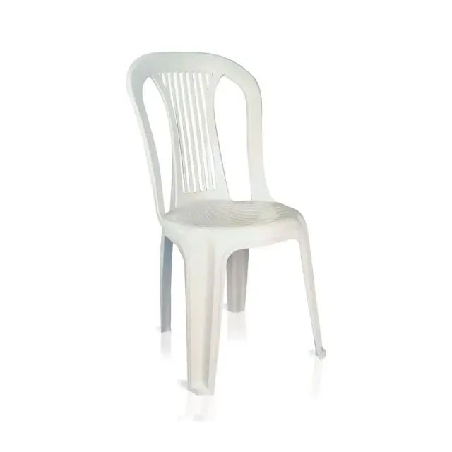 Cadeira de plástico branca