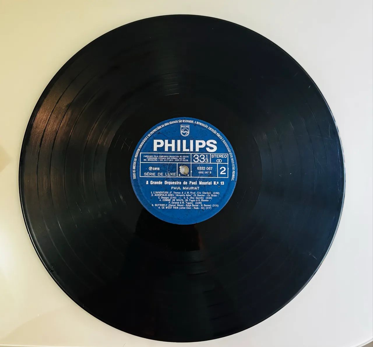 Disco de Vinil ( S/capa) A Grande Orquestra de Paul Mauriat 13 