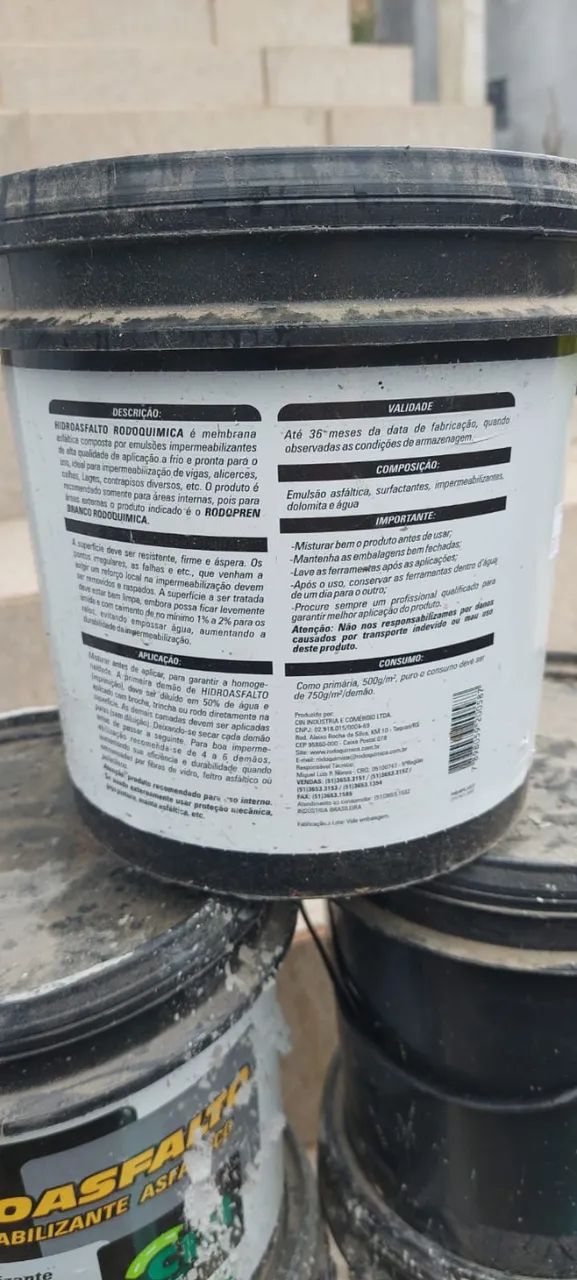 Vendo 5 galões de manta asfáltica - Foto 3
