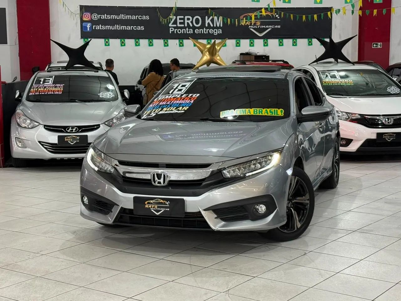 Honda Civic Sedan Touring 1.5 Turbo 16V Aut.4p 2018