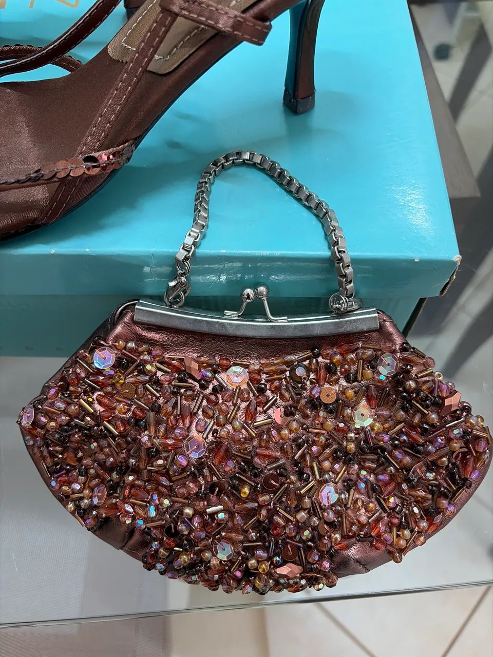 Lindo conjunto de bolsa e sandália top top  - Foto 2