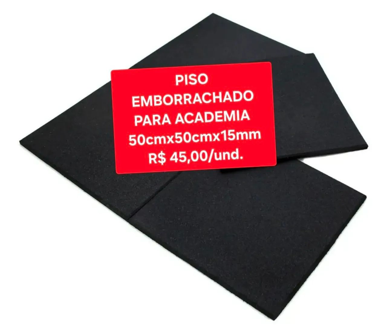 Piso emborrachado para academia   - Foto 4