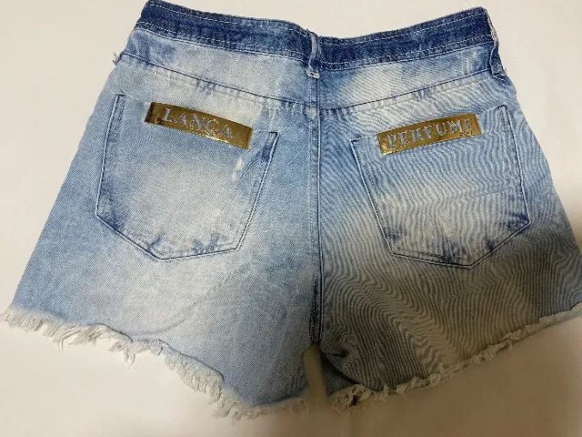 Short jeans Lança Perfume TAM 38/40 - Foto 5