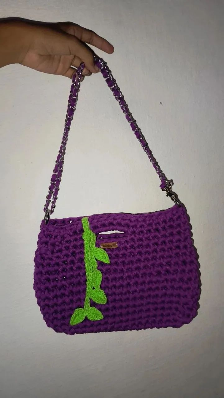 Bolsa de crochê  - Foto 2