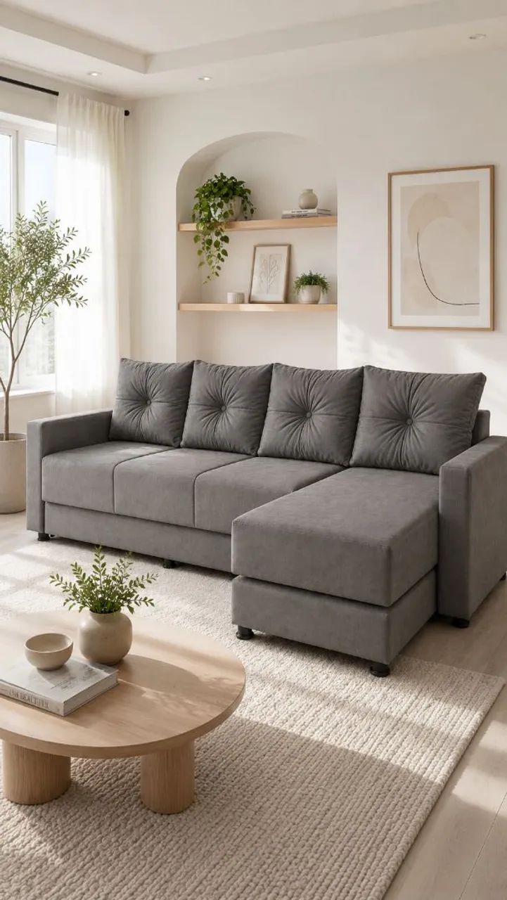 SOFÁ CAMA 4 lugares MULTIUSO, lindas cores, PAGUE NA ENTREGA, NOVOS - Foto 2