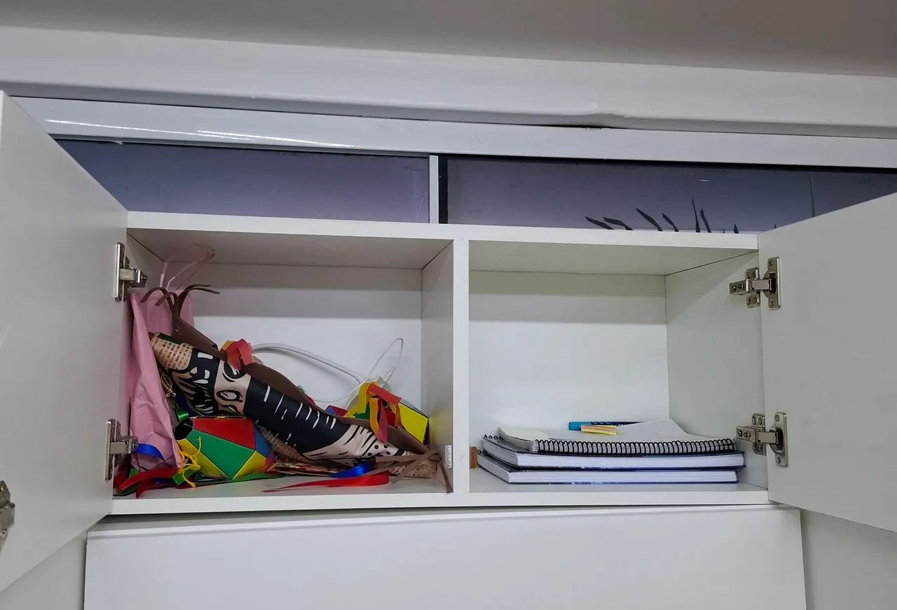 Armário branco com chave MDF 18mm  - Foto 2
