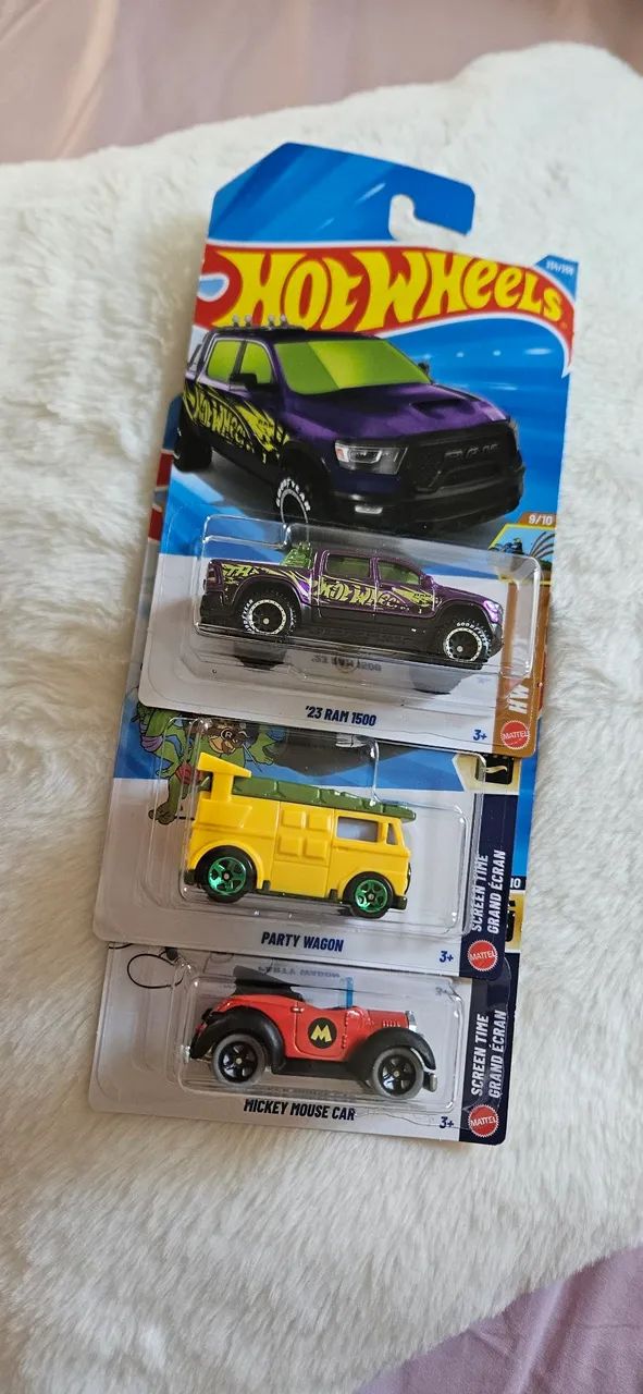 HotWhells Ram 1500, Party Wagon e Mouse Car - Foto 2