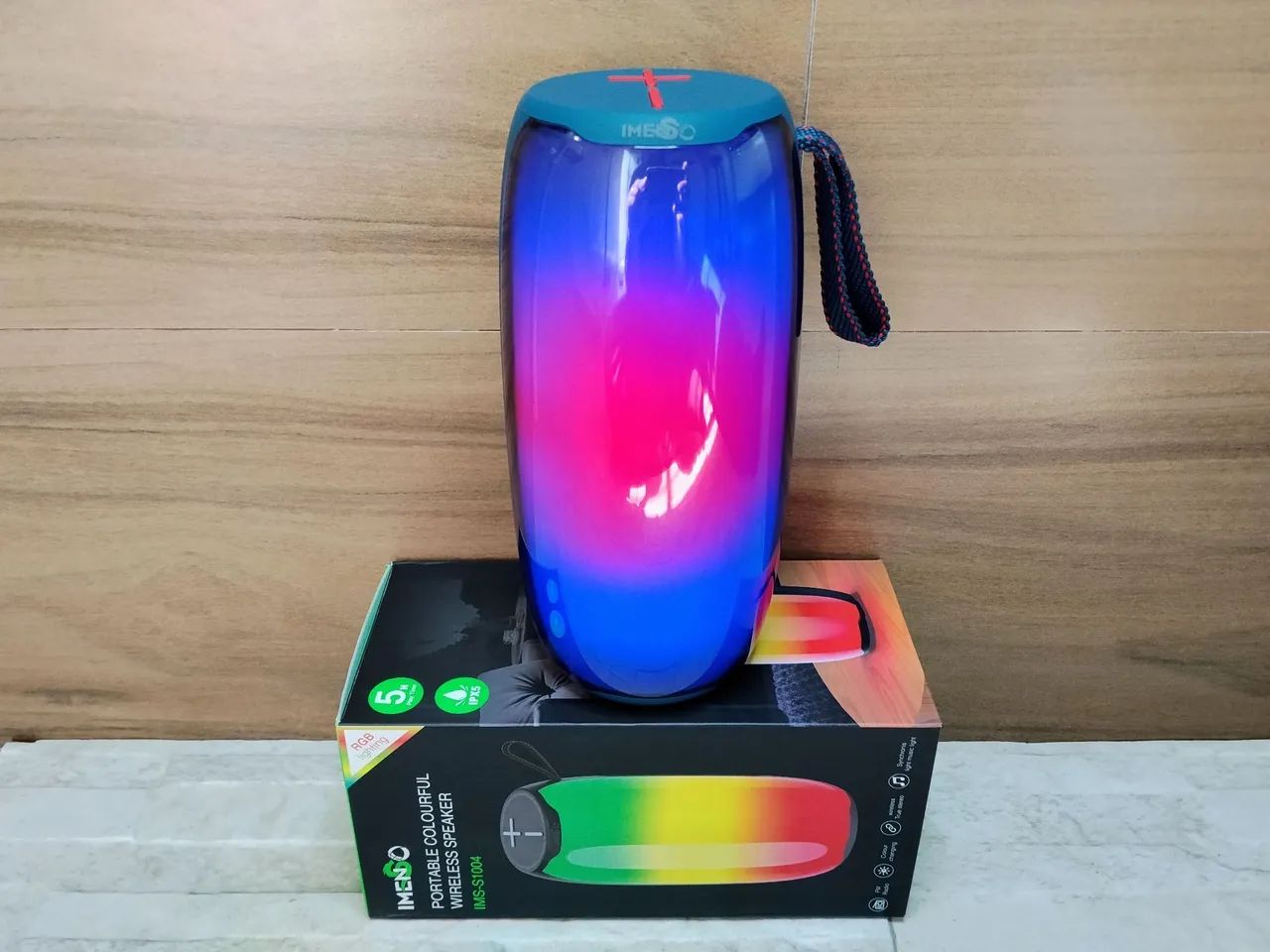 Caixa de Som Bluetooth Muito Forte Recarregável com Led - Foto 3