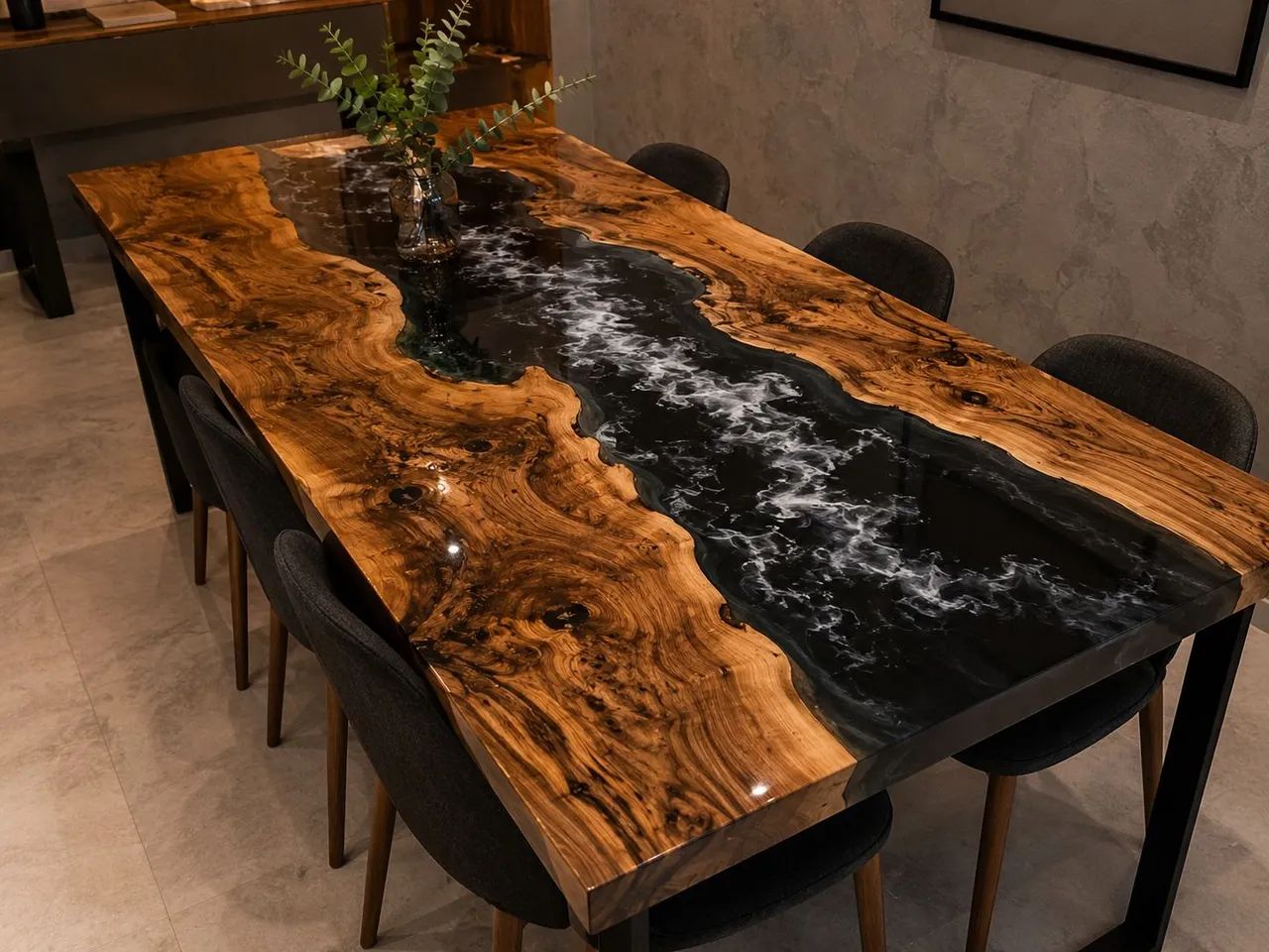 MESAS RESINADAS E RIVER TABLE