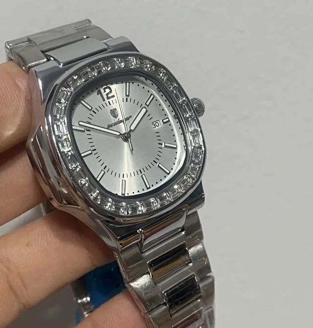 Relógio Prata Elegante - Foto 3