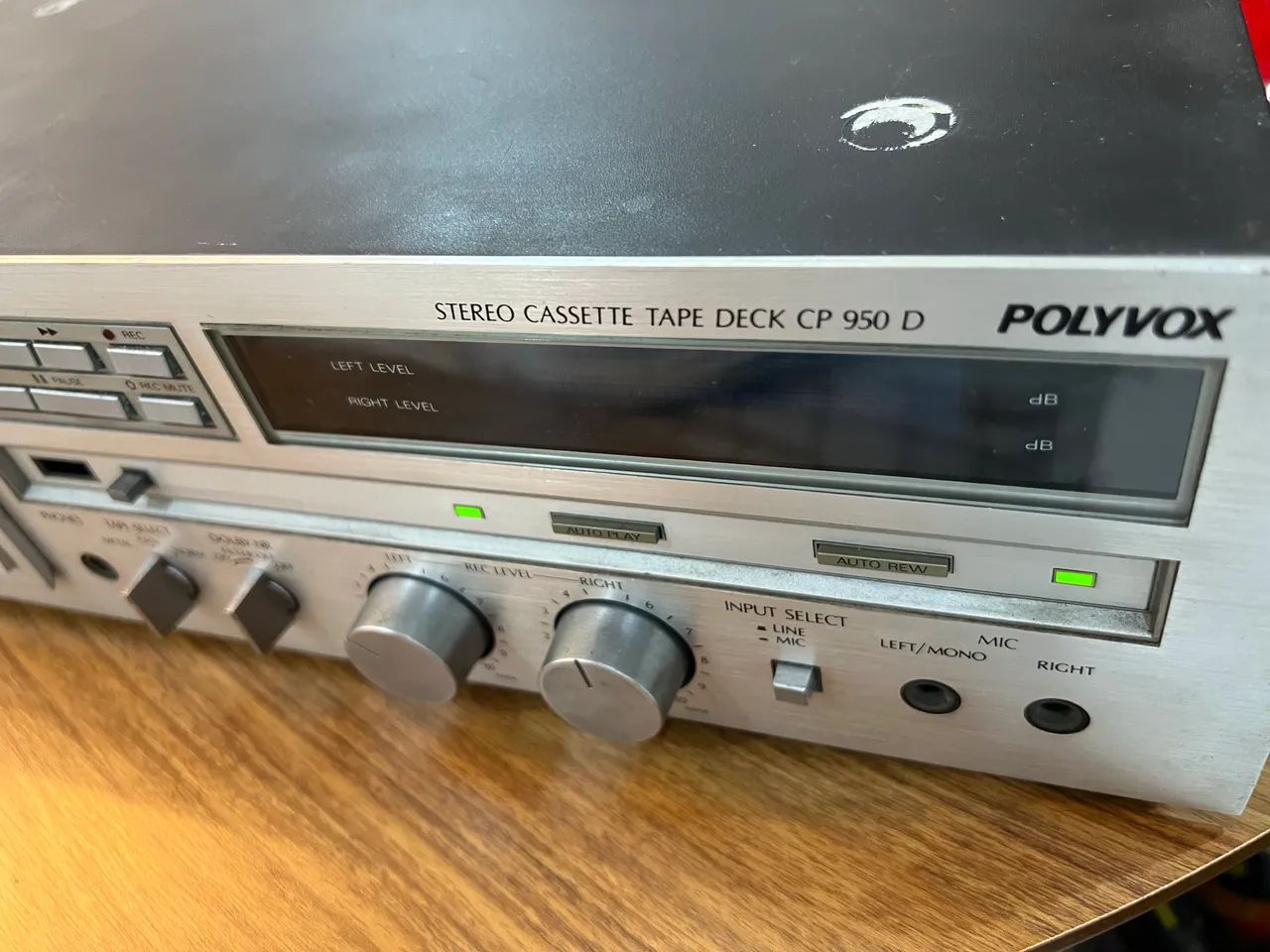 Tape deck Polyvox Stereo cassette Cp 950 Leia a descricao - Foto 2