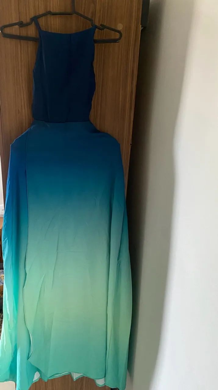 Vestido azul degrade M - Foto 2