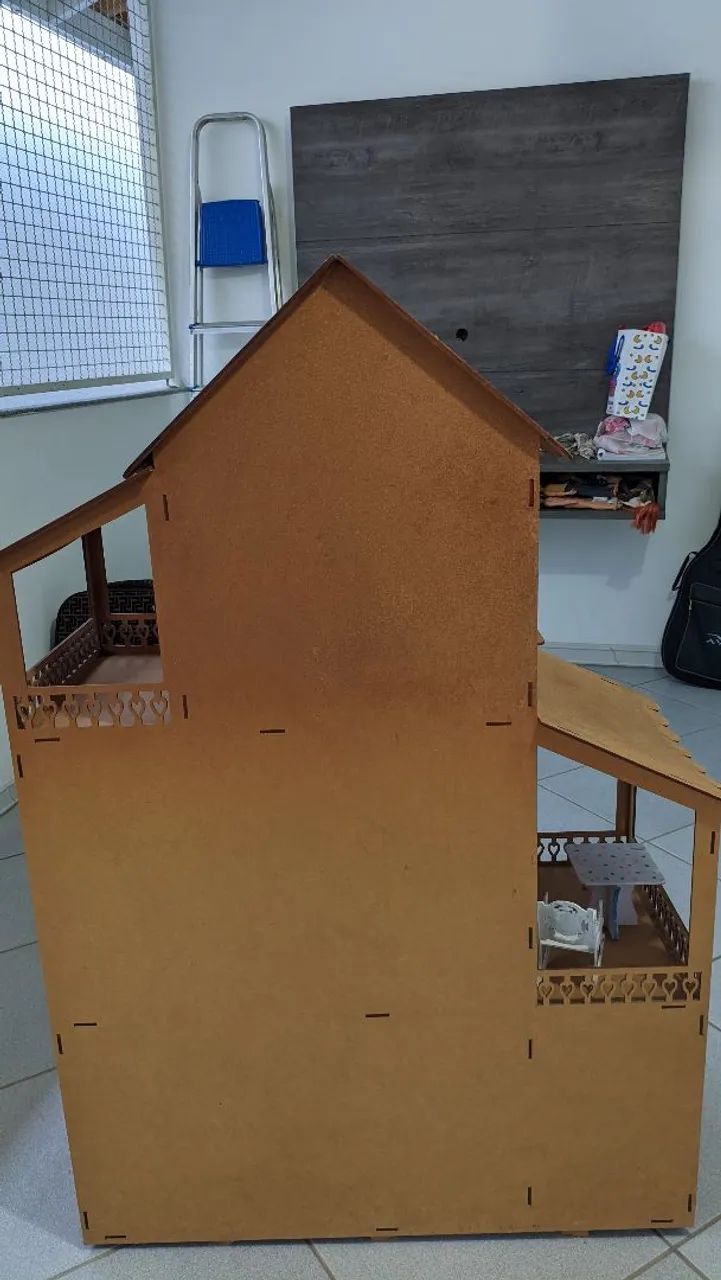 PCasinha de Boneca Grande em MDF com Móveis Completos  - Foto 2