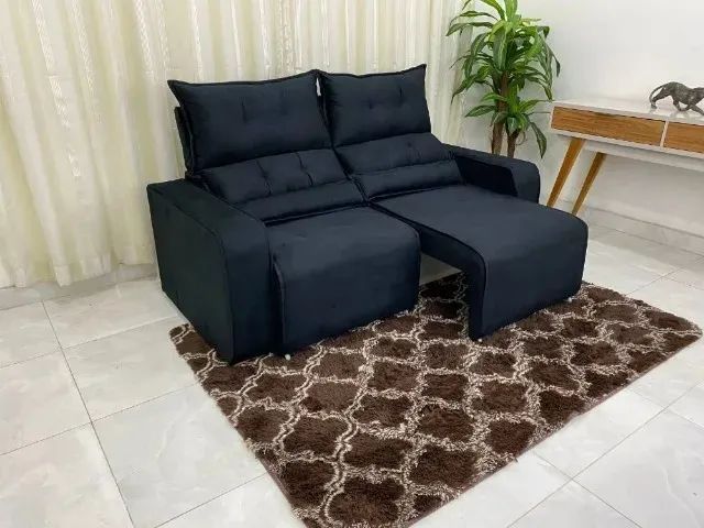 SOFÁ MINAS 1,80CM RETRÁTIL E RECLINÁVEL EM OFERTA  - Foto 3
