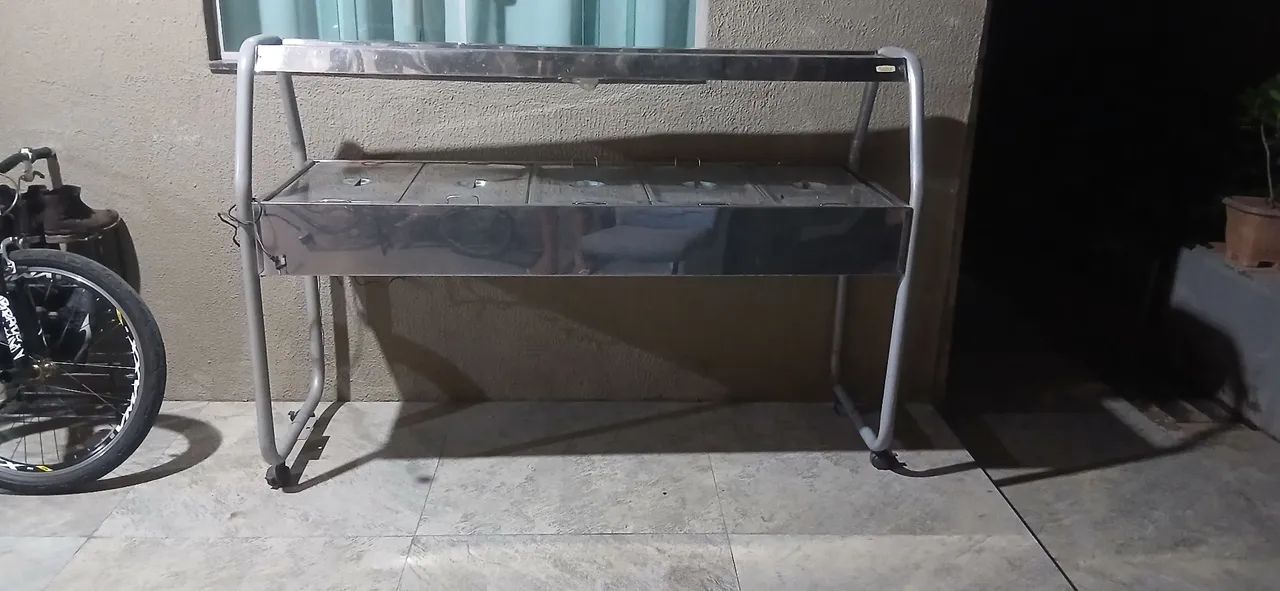 Estufa de restaurante de cinco bandejas