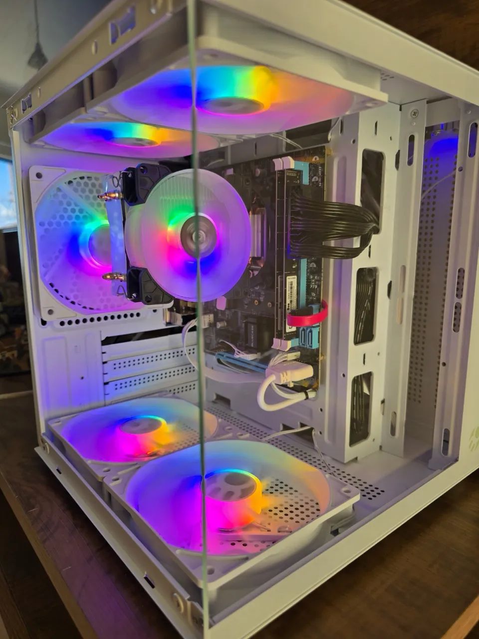 Computador Branco I5 16GB SSD 240GB Fonte 500W Gabinete 5 Fans Raibown - Foto 4