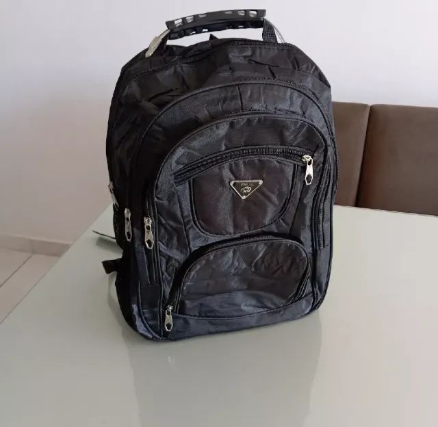 Mochila grande preta - pronta entrega  - Foto 3