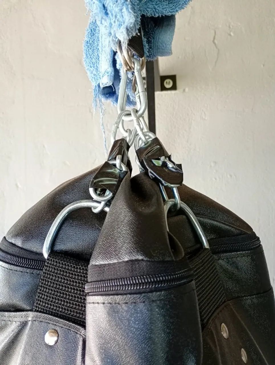 SACO DE PANCADA CHEIO + SUPORTE PAREDE - Foto 4