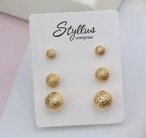 Trio Bolinhas Jateadas