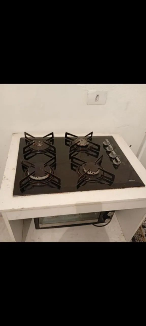 Fogão com suporte 