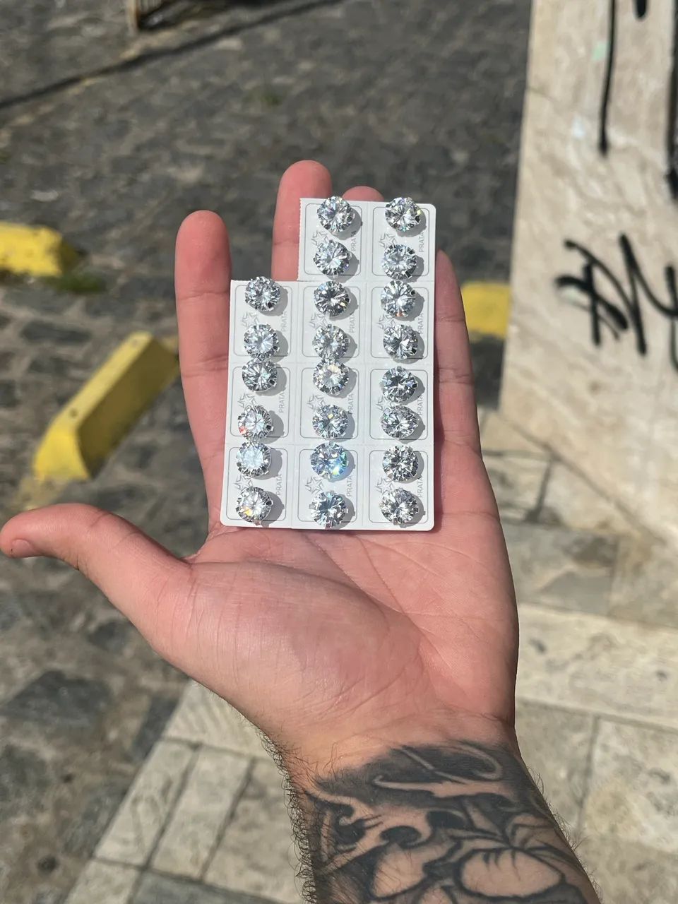 BRINCO DE PRATA 10mm