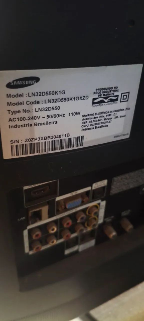 Tv Samsung 32 polegadas para retirada de peças - Foto 3