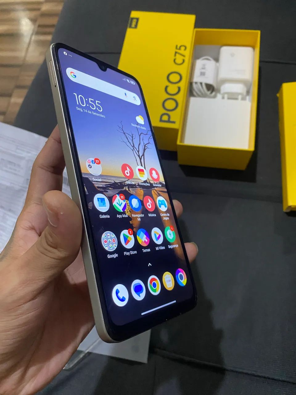 POÇO C75 256G 8 ram 4 dias de comprado completo !!! - Foto 4
