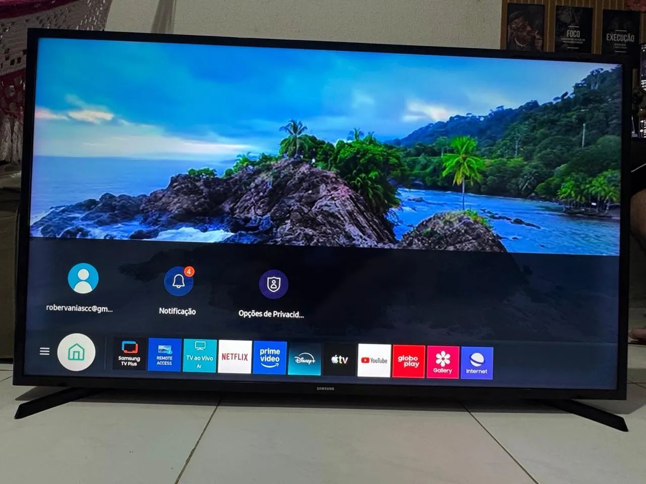 Tv smart Samsung tizen 43 polegadas  - Foto 2