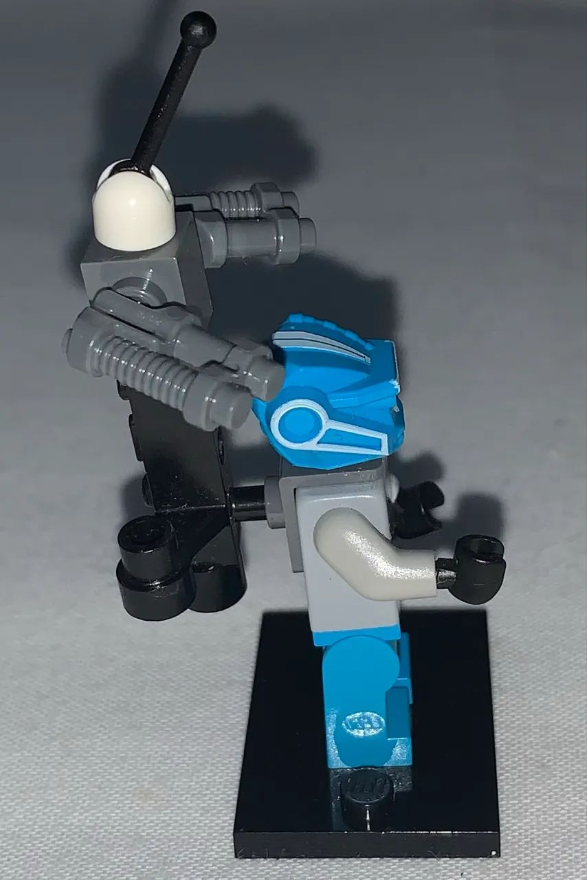 lego galaxy squad blue robot sidekick minifigure - Foto 4