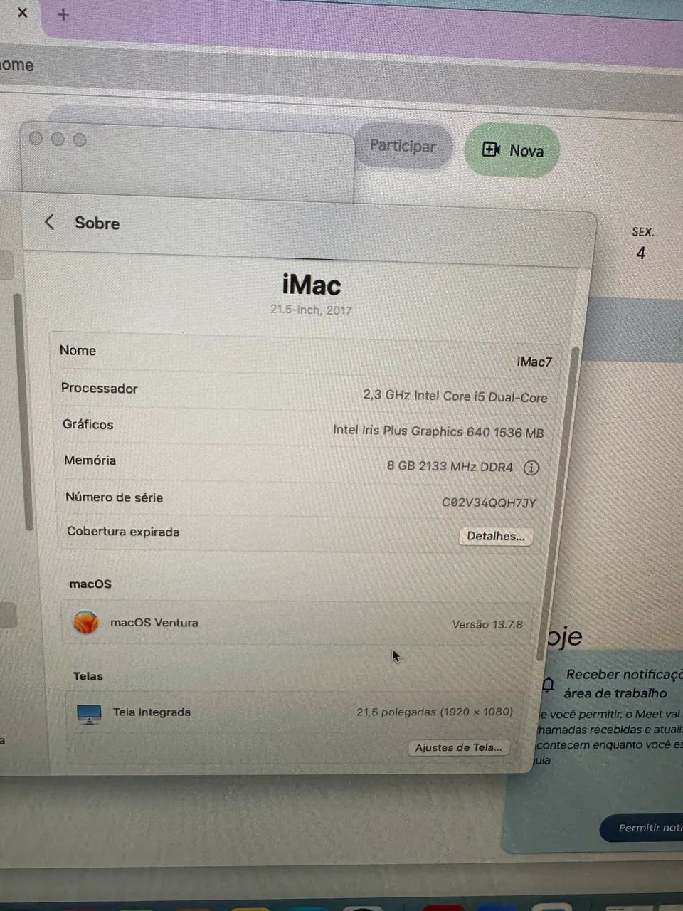 iMac 21 pl - 2017 - Foto 3