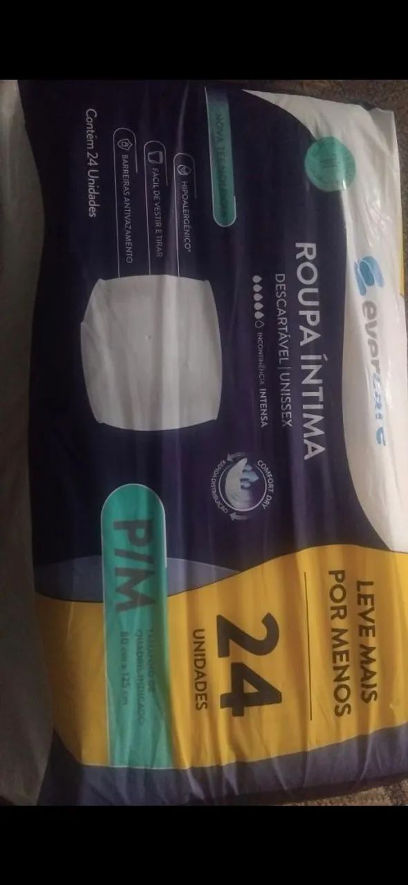 Roupa Íntima descartáveis.