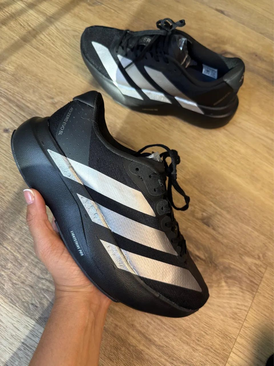 ADIZERO EVO SL PRETO/PRATA