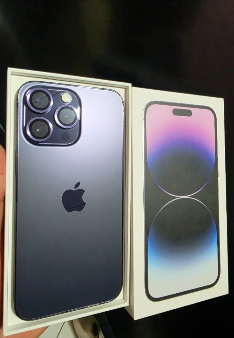 iPhone 14 Pro Max Apple (128GB) Roxo-profundo - Celulares e