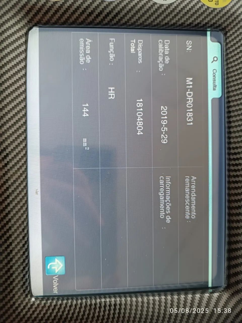 Aparelho de depilação a laser GALAXY FIBER