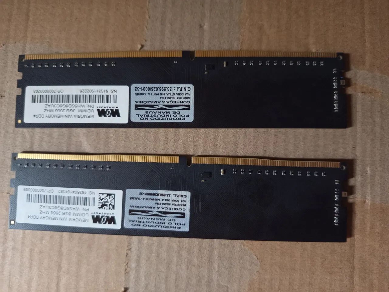Memória Win Memory 2x8gb DDR4 - Defeito - Foto 2
