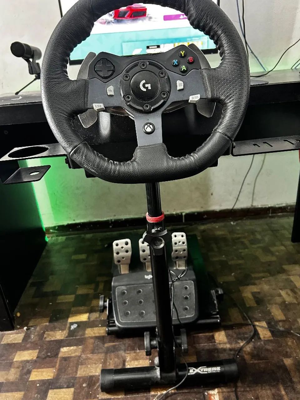 Volante Gamer Logitech G920 com Cockpit - Foto 4