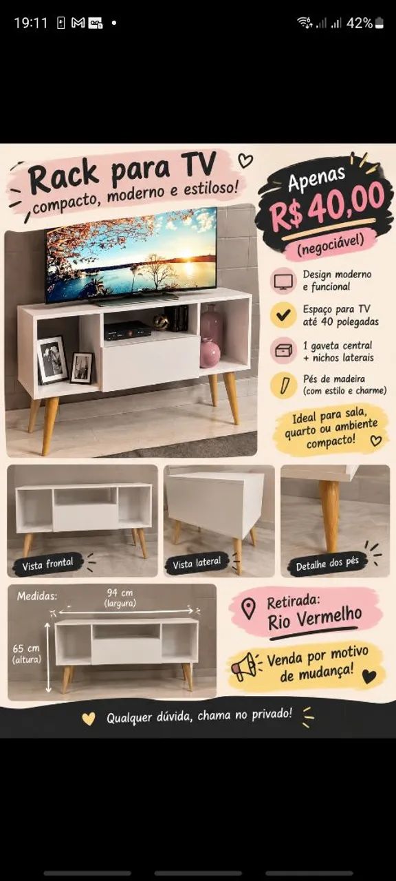 Rack de tv