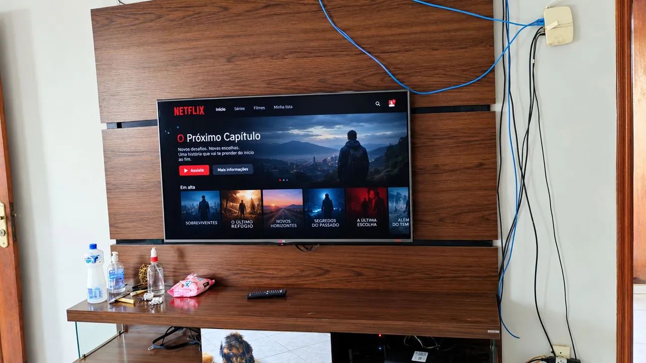 Tv LG 49 Polegadas não é Smart sem detalhes 