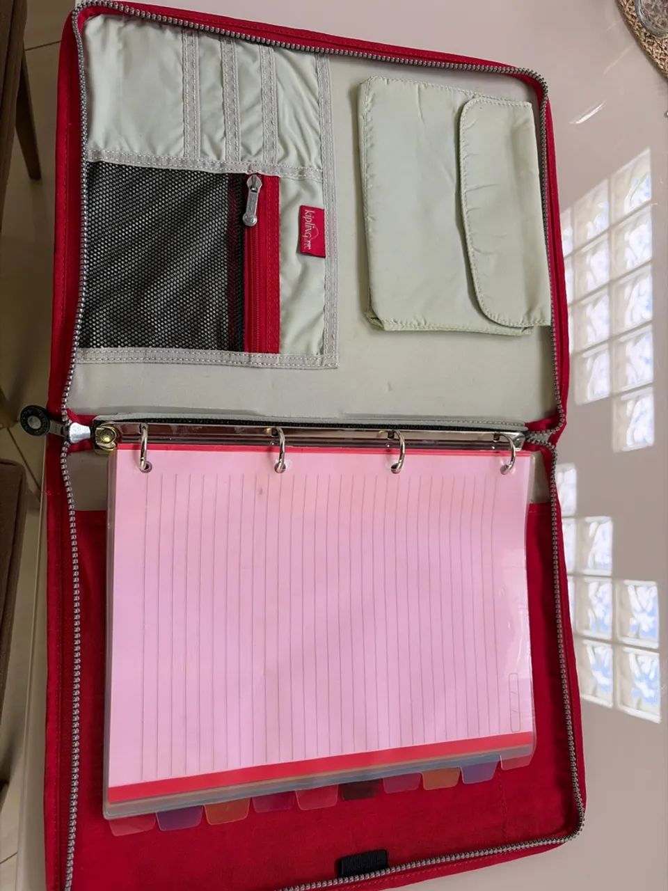 Fichário da Kipling Vermelho  - Foto 2
