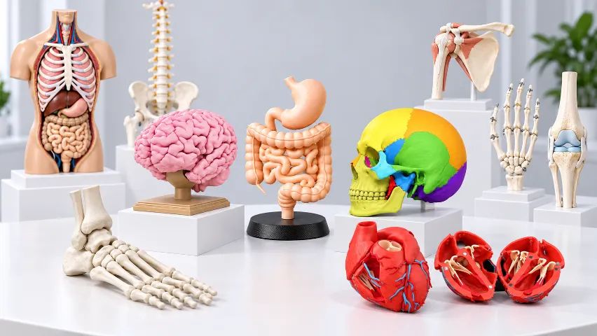 Kit Modelos Anatômicos Didáticos para Ensino de Anatomia - Foto 2