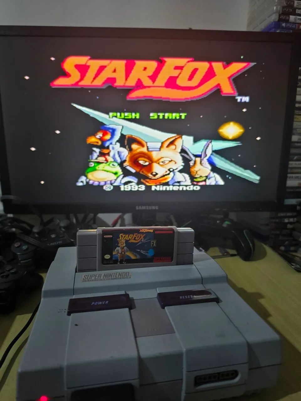 Star Fox Original Super Nintendo - Foto 4