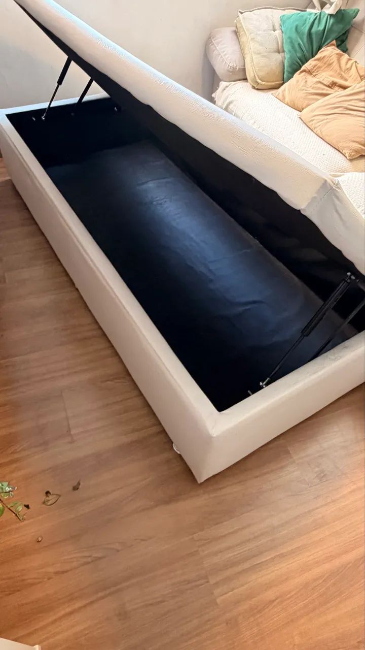 Cama Box Baú Solteiro Ortobom ? Branca