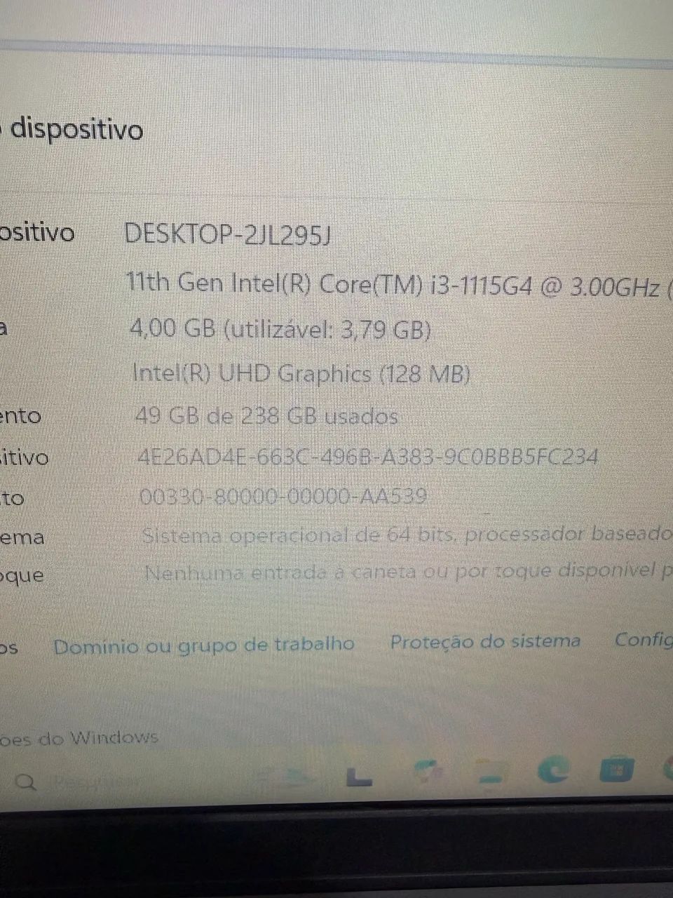 Vendo notebook Lenovo Core i3 11a geração  - Foto 5
