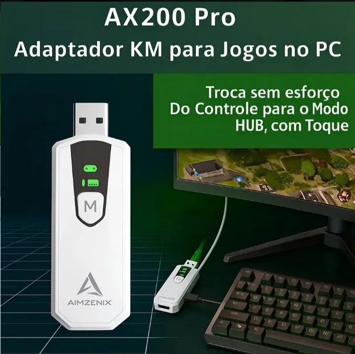 Conversor Aimzenix AX200 Pro PC Xbox PS Switch - Foto 4