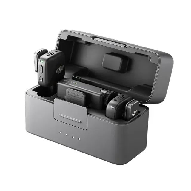 DJI Mic Mini 2 TX Microfone + 1 RX Receptor + 1 Case de carregamento
