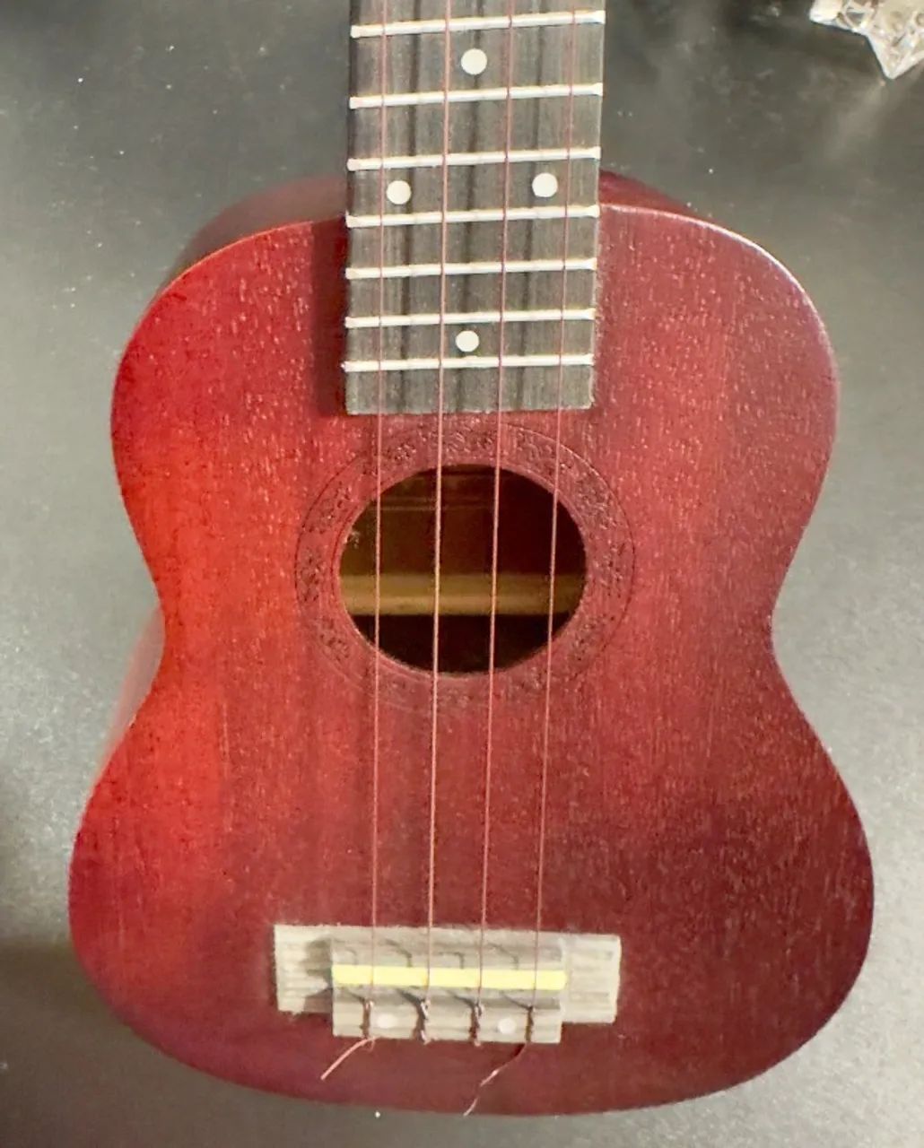 Ukulele Acústico Spring Soprano 21 Polegadas Vermelho - Foto 4